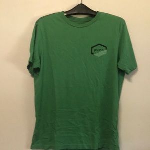 RVCA green men’s shirt sleeve t shirt